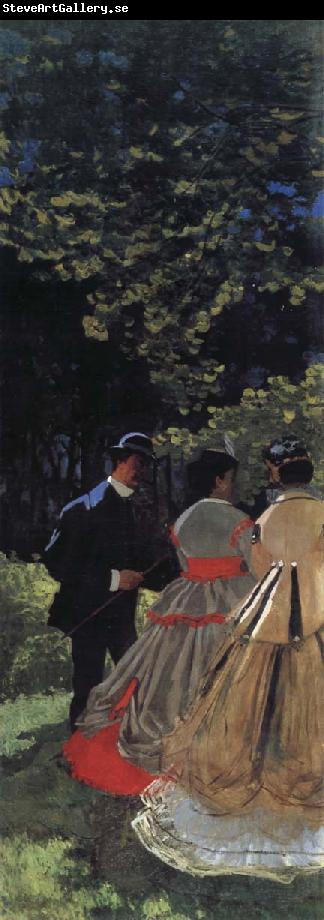 Claude Monet Luncheon on the Grass,Left Panel